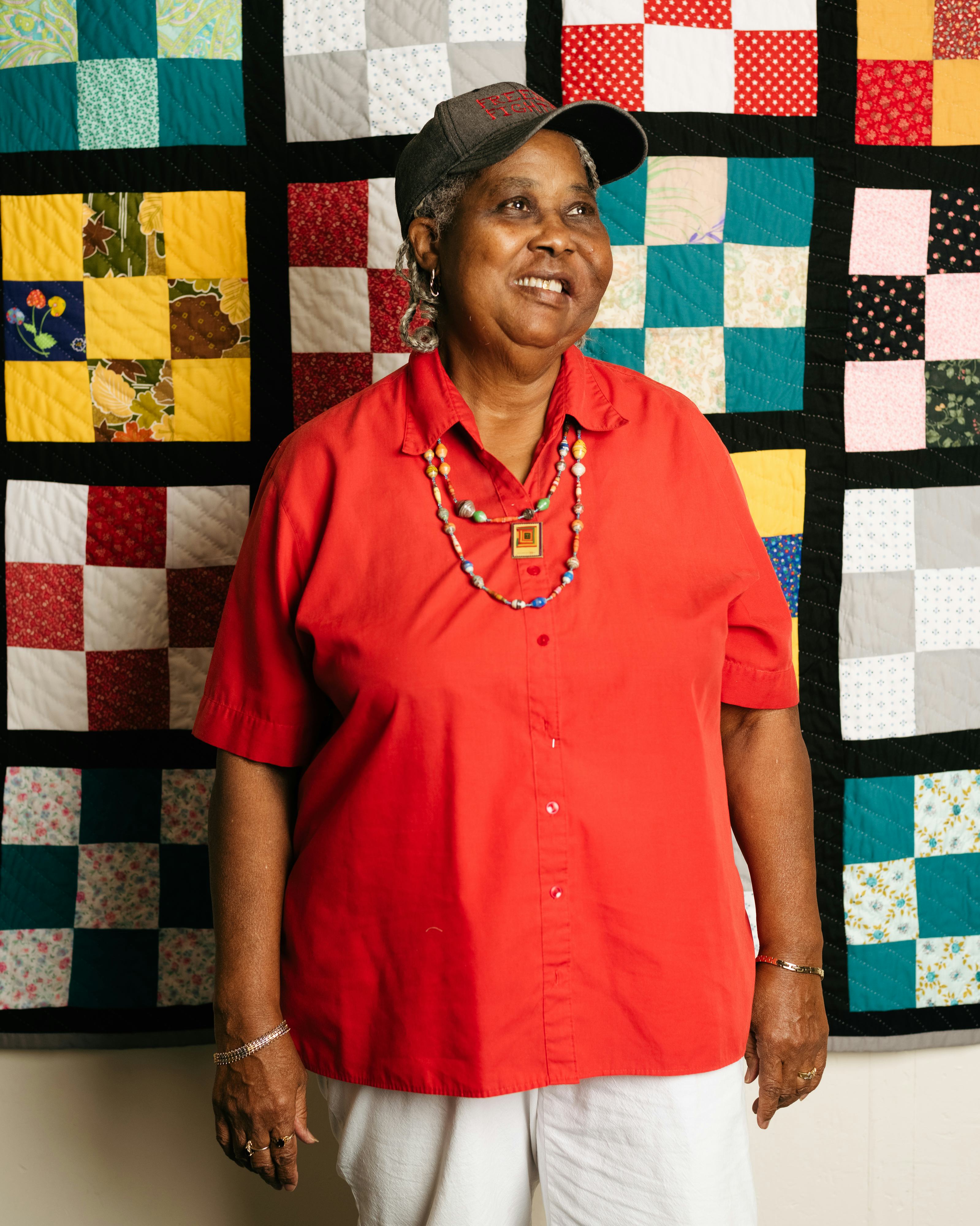 Mary Ann Pettway manages the Gee's Bend Quilters Collective, makers of quilts exhibited at the Whitney Museum of American Art and elsewhere.